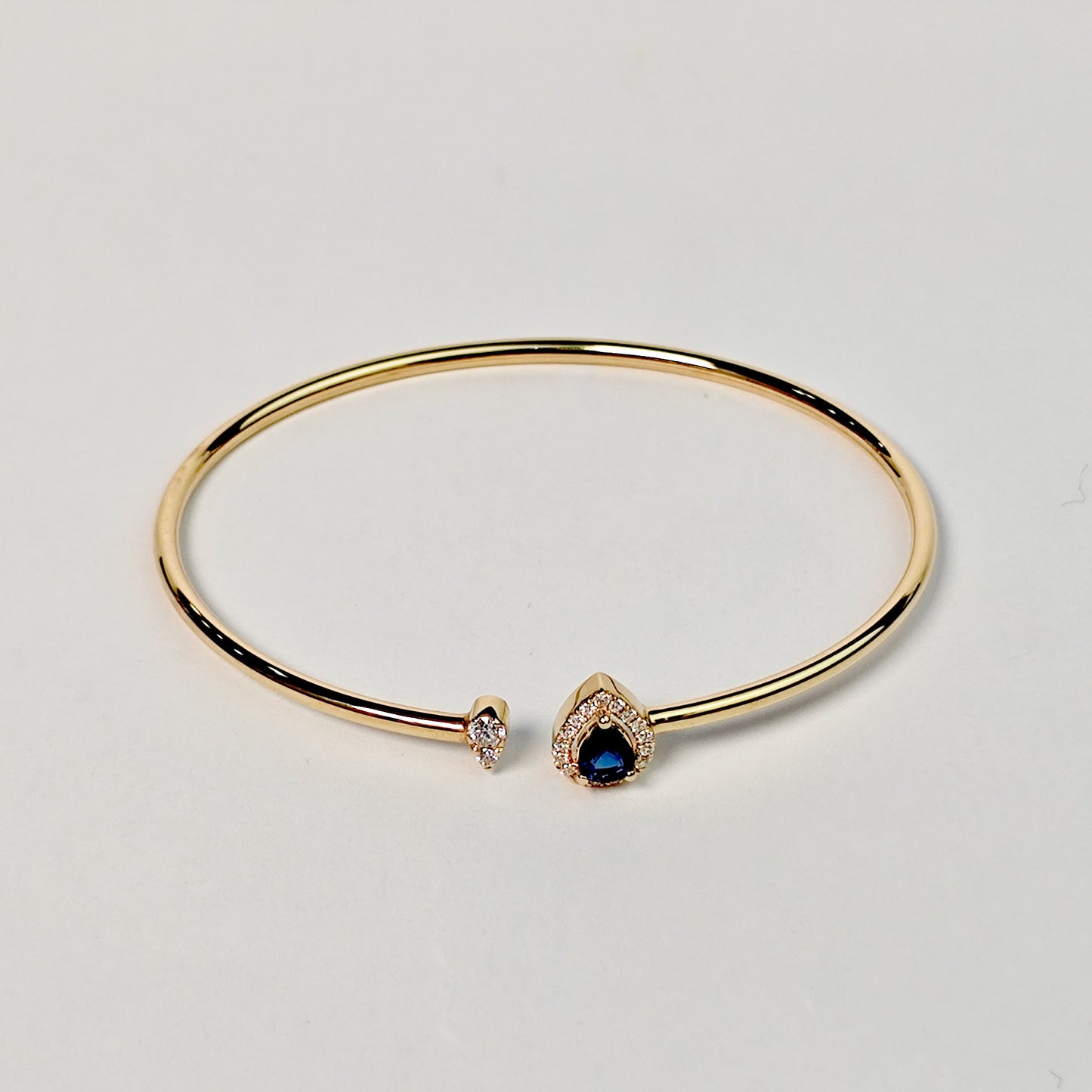 Brazalete Gota De Zafiro y Diamantes